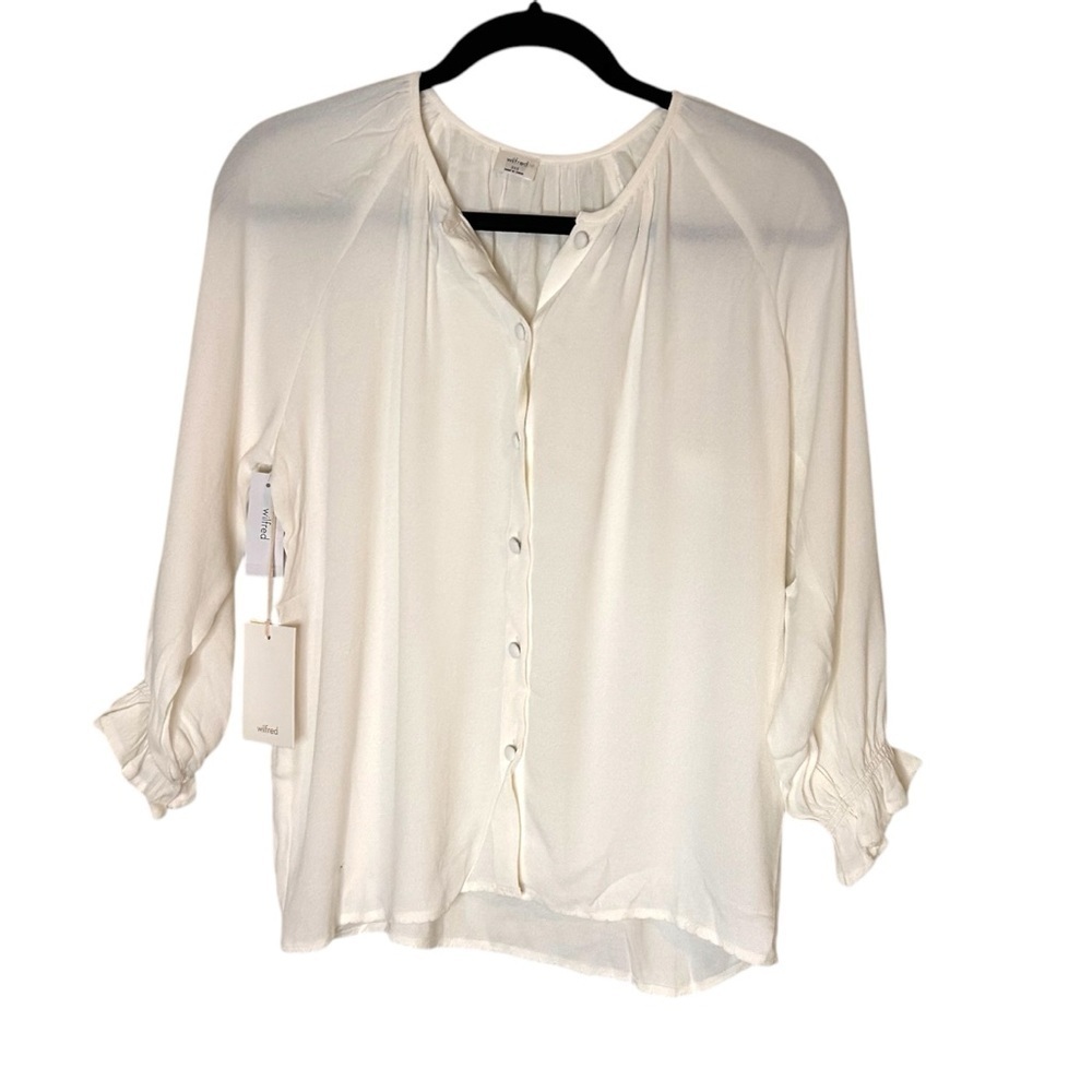 Aritzia Wilfred Sensibility Blouse- Size XXSmall